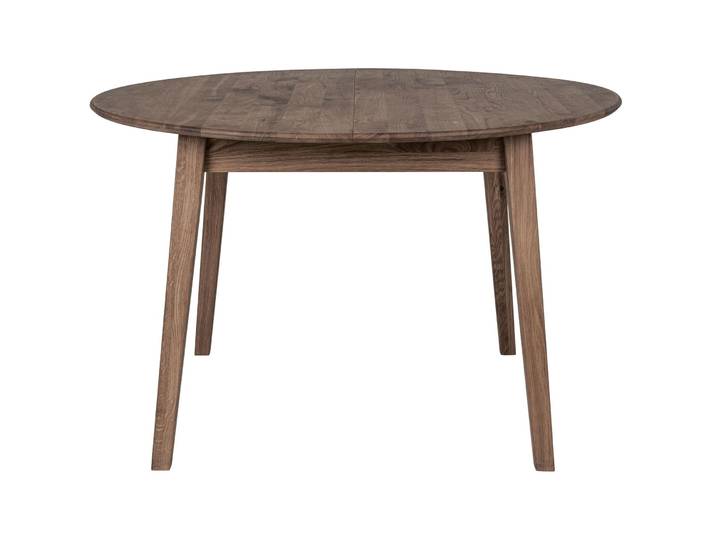 Esstisch ausziehbar Jumara Eiche Natur/Metall dunkelbraun B 118 T 118 cm