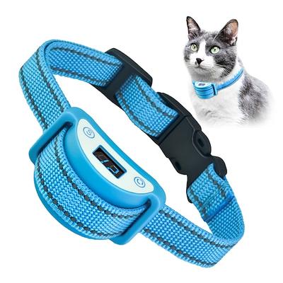 Katzen verhindern das Miauen, entworfenes Bellhalsband für Hunde, automatisches Bellschockhalsband, Tonvibration und Schock, 3 Arbeitsmodi für wasserdicht und wiederaufladbar