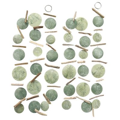 Boltze Capiz Girlande Fine 2 Sort. Muschel Hänger Boho 180 cm