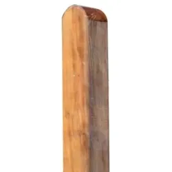 Pfosten BRAUN Kopf gerundet, 9 x 9 x 110 cm,