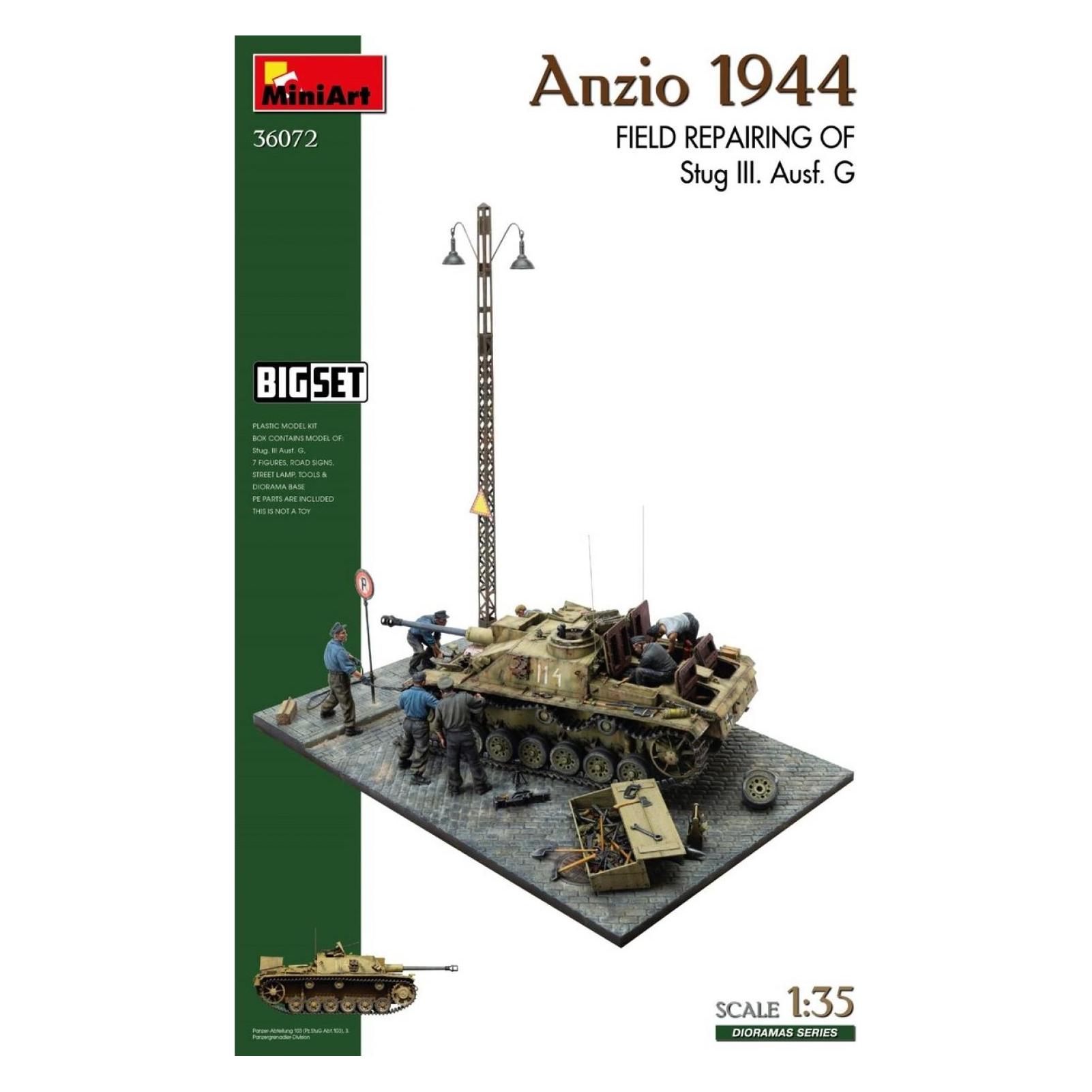 Mini art 1:35 Big-Set Anizo 1944 Instand.StuG.III (550036072)