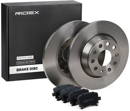 RIDEX 3405B0492 Brake discs and pads set