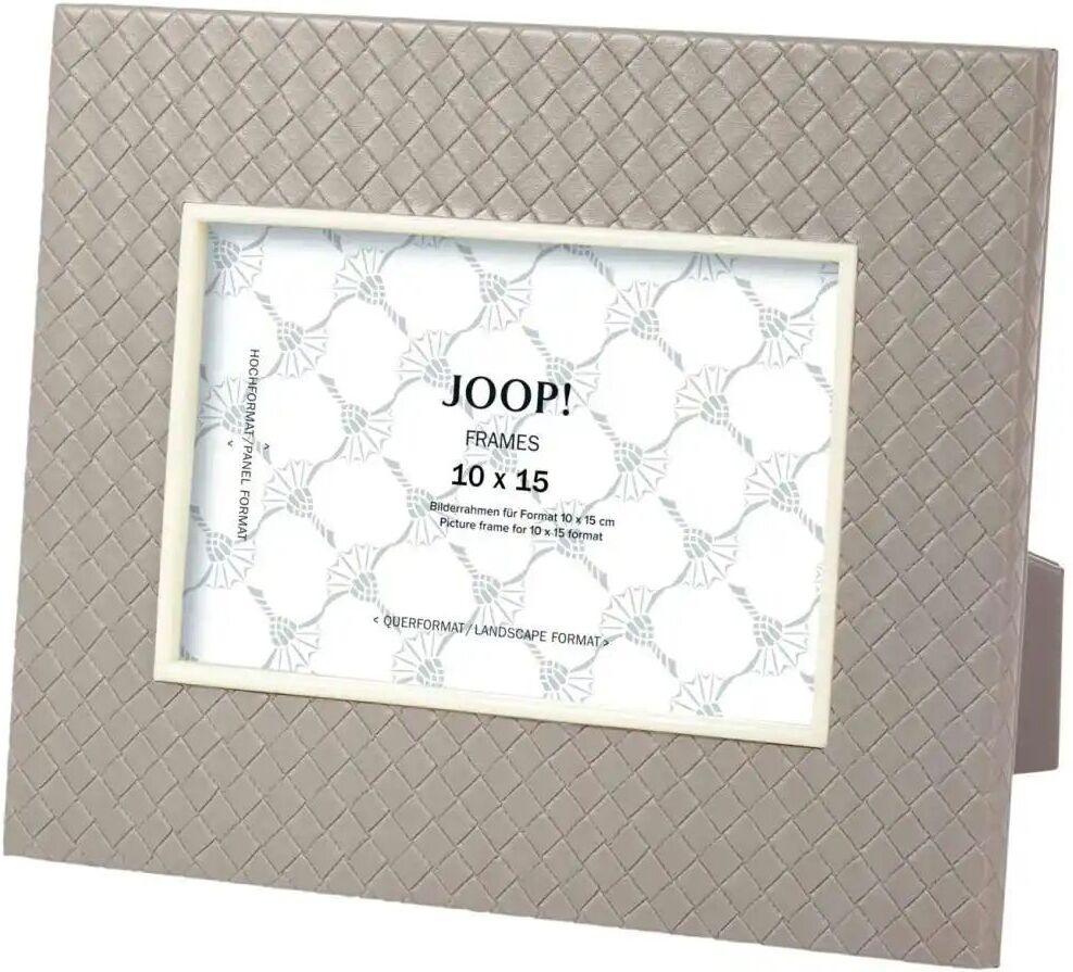 JOOP! Bilderrahmen   ¦ grau ¦ Kunstleder ¦ Maße (cm): B: 18 H: 22