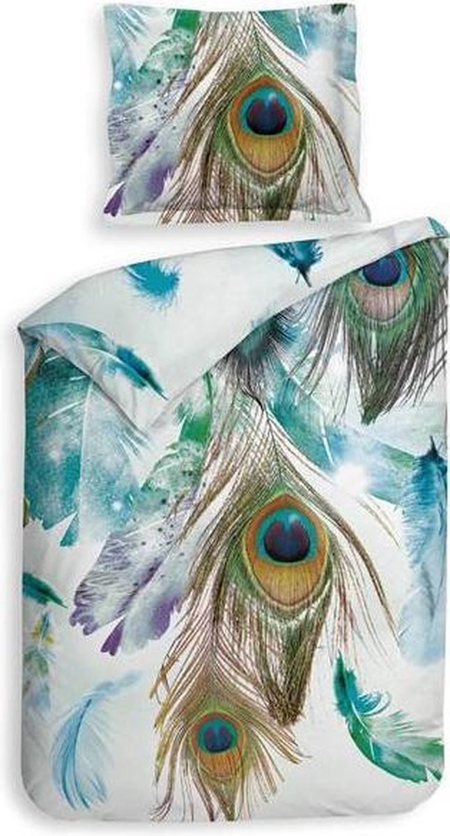 Heckett & Lane Zody Dekbedovertrek Eenpersoons Multikleur 140x200 cm