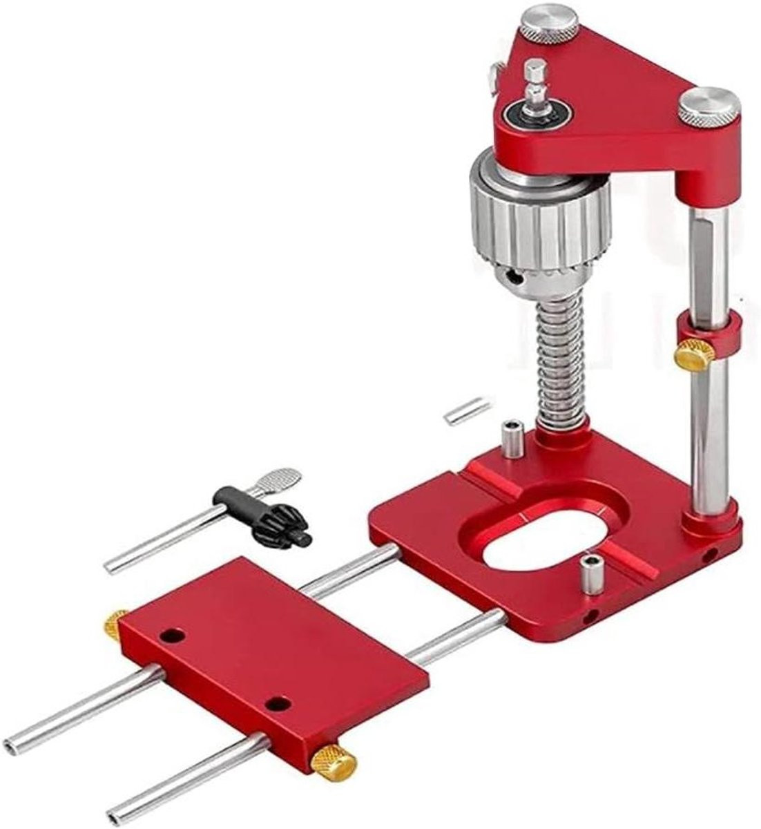 Allecto Plus Houtbewerking Boor Locator Rood