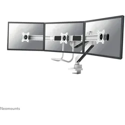 Neomounts NM-D775DX3WHITE (Tisch, 27", 6 kg), Monitor Halterung, Weiss