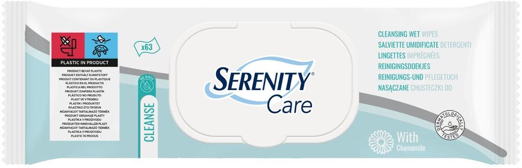 Serenity Salviette Detergenti 63 Pezzi
