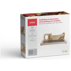 Livoo Wurstschneider, Aufschnittmaschine, Braun
