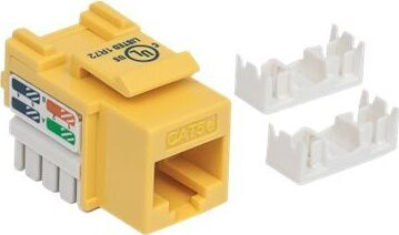 Intellinet Cat5e modulaire UTP Keystone Jack connector, geel