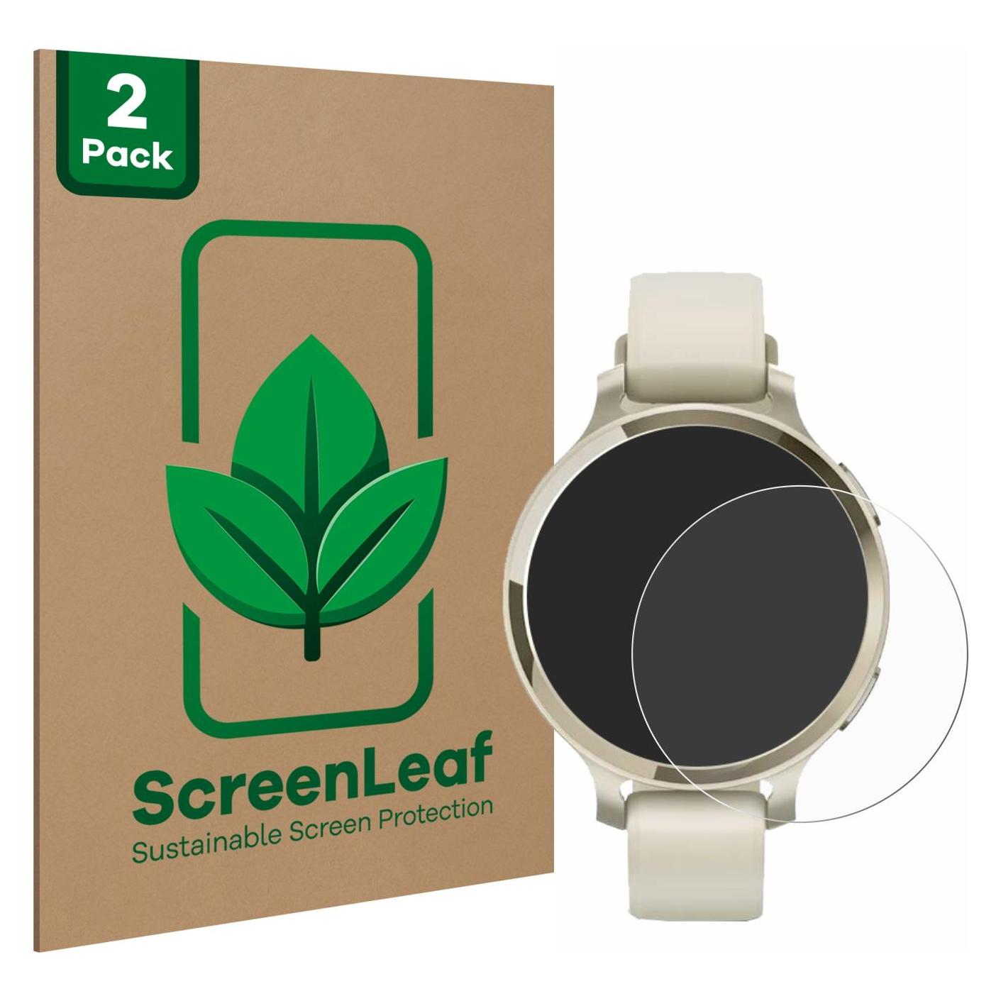 ScreenLeaf Schutzfolie für Garmin Lily 2 Active Displayschutz Display Schutz Folie Klar Transparent (6156639)