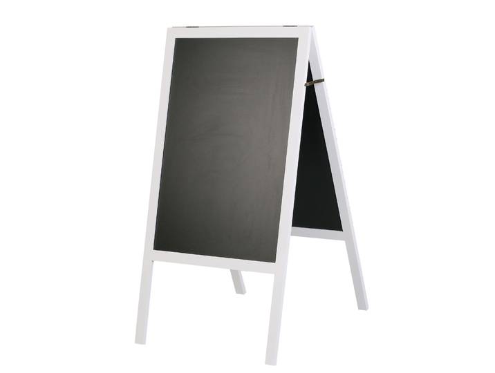 Kundenstopper Kreidetafel 118 x 61 cm weiss