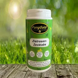 Juni Aktion - FangGold Dog Zistrosen-Zecken Tabs 250g - Natürliche Wirkstoffe der Zistrose stärken das Körpereigene Immunsystem
