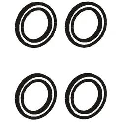 Grünbeck O-Ringsatz DN 22, DN 25, 4 Stück 187608e für flexible Anschlussschläuche