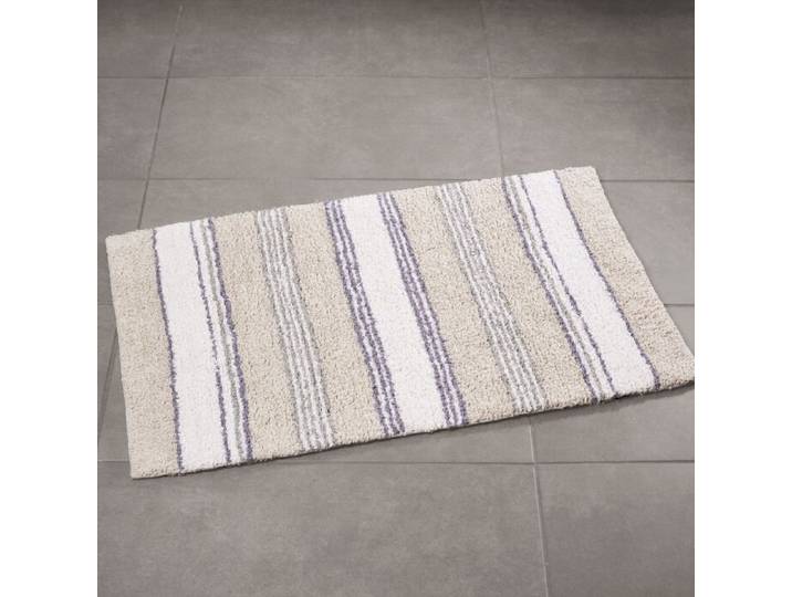 Badteppich gestreift in schönen Farben – 50x80 cm