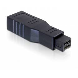 Delock Seriell Adapter [1x Firewire (800) Stecker 9pol. - 1x Firewire 6pol Buchse (IEEE1394)] 0 mm Schwarz 65154