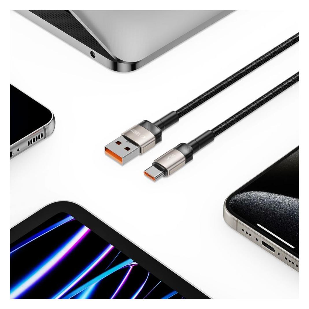 Tech-Protect USB Typ C - USB A (1 m, 100 W) (24836-0)