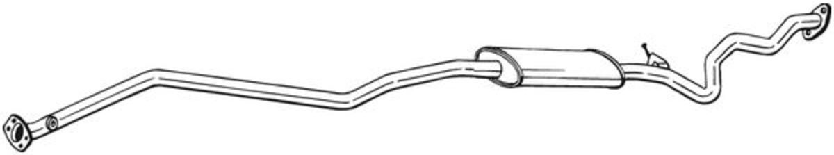 Bosal Silenziatore centrale 293-011