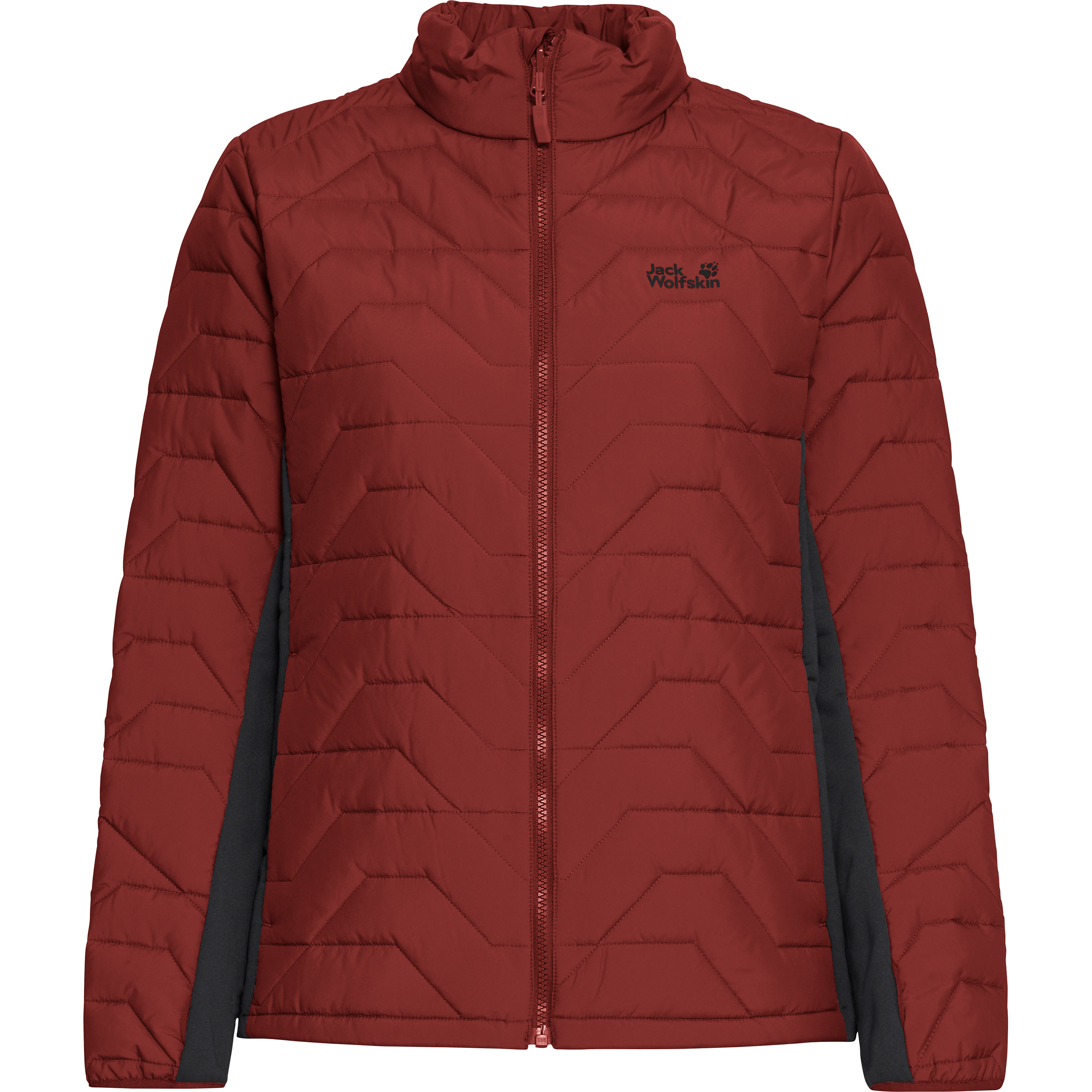 Jack Wolfskin Flextrek Ins Damen Isolationsjacke rot Größe M Camping Winddicht Wasserabweisend