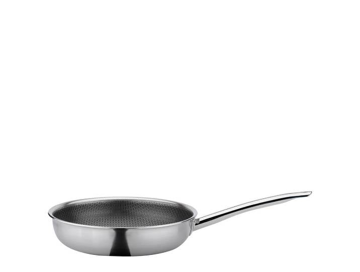 Spring Bratpfanne CUT Resist Pure, Edelstahl, Metall, 6.1 cm, antihaftbeschichtet, Kochen, Pfannen, Bratpfannen
