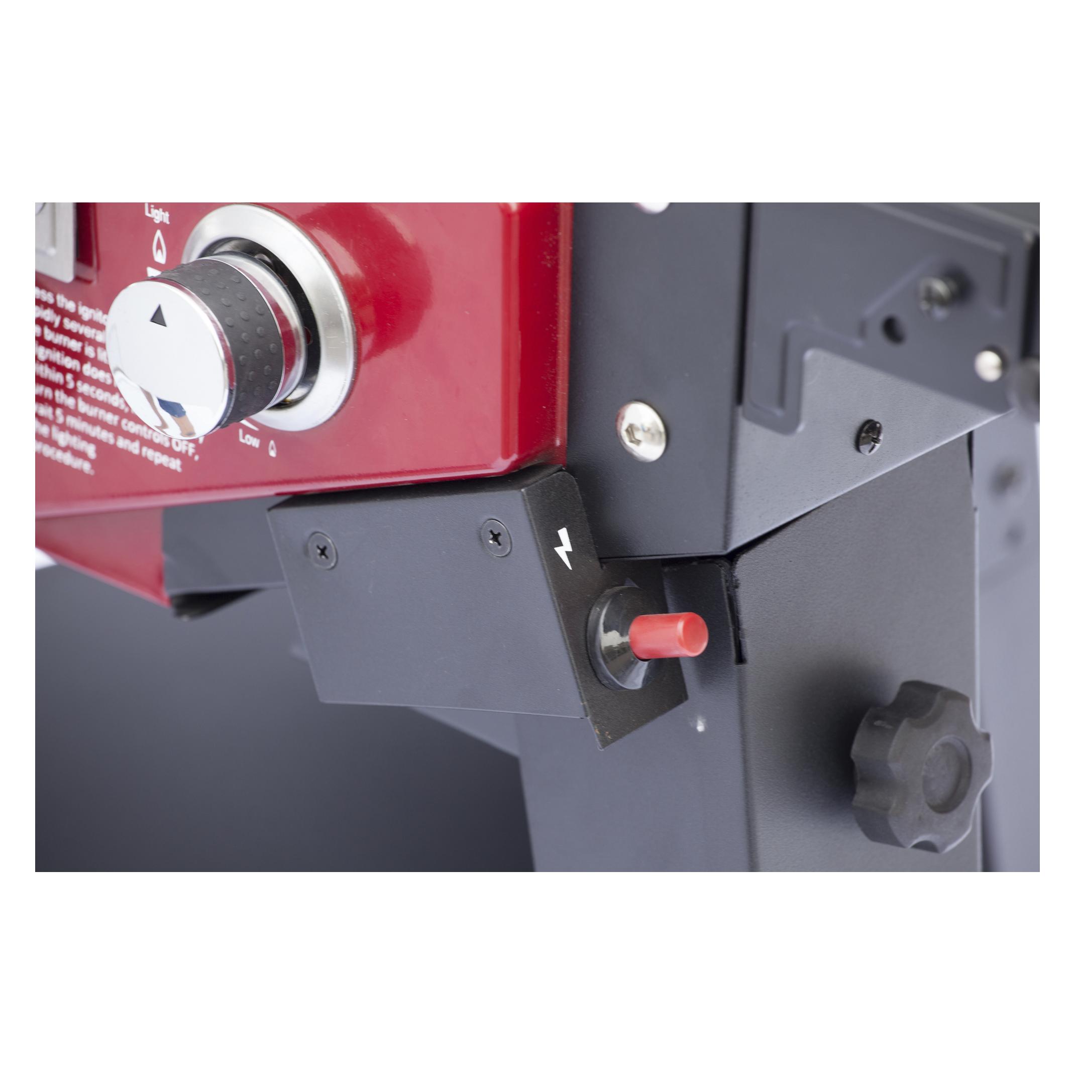 Westfalia Tischgasgrill-Smoker DALLAS schwarz (AY 5261)