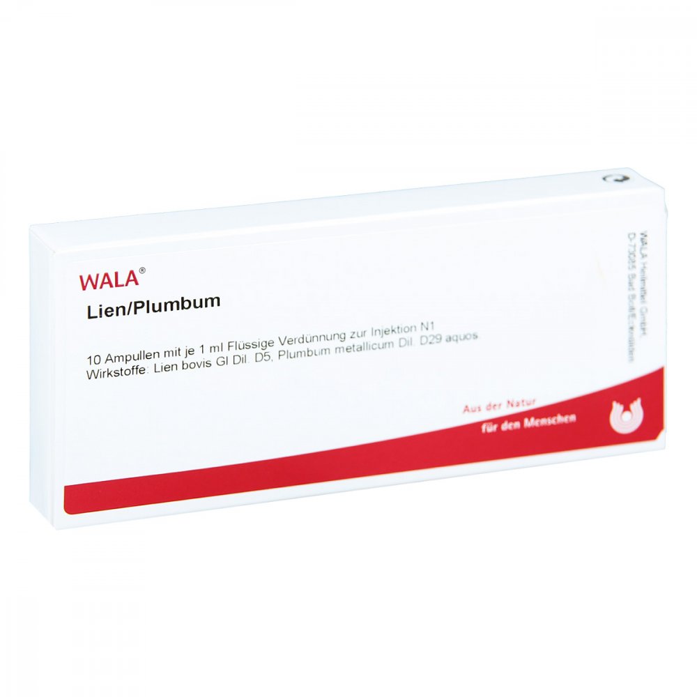 WALA Heilmittel GmbH Lien/ Plumbum Ampullen 02086098