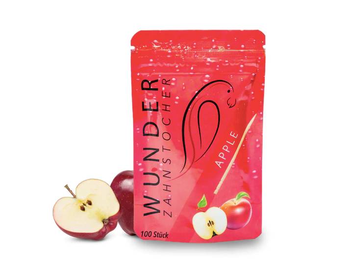 Zahnstocher mit Geschmack Refill Apfel