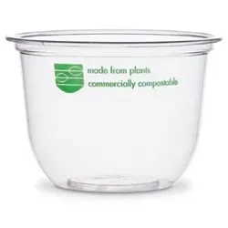 Vegware 96 kompostierbare runde Behälter 296ml (1000 Stück)