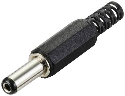 TRU COMPONENTS Schwachstromverbinder Stecker, gerade 5.5mm 2.1mm