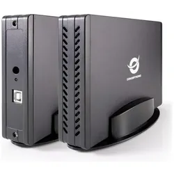 Conceptronic 3,5-Zoll-HDD-Festplatte (CHD3SU) (3.5"), Festplattengehäuse, Schwarz