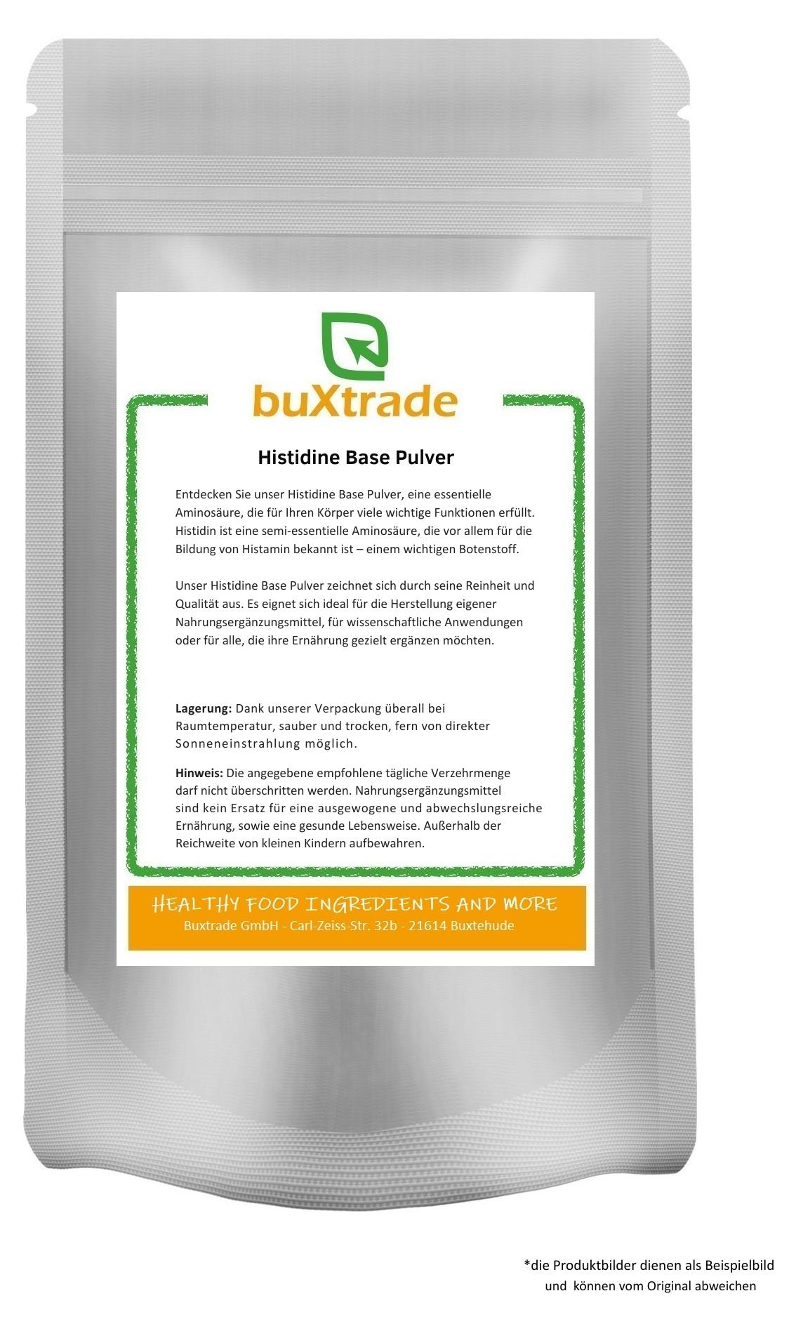 10 kg L-Histidine Base Pulver | Aminosäure | Nahrungsergänzungsmittel | Buxtrade
