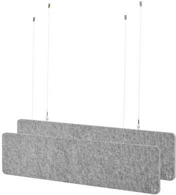 t.akustik PET Pendant Absorber 30 SGR Silver Grey