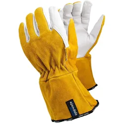 Schweißer-Arbeitshandschuhe 118A 10cm Stulpe - 10 (XL)