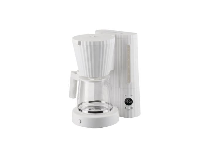 Alessi - Cafetière filtre Plissé - Blanc - Résine thermoplastique - Designer Michele de Lucchi