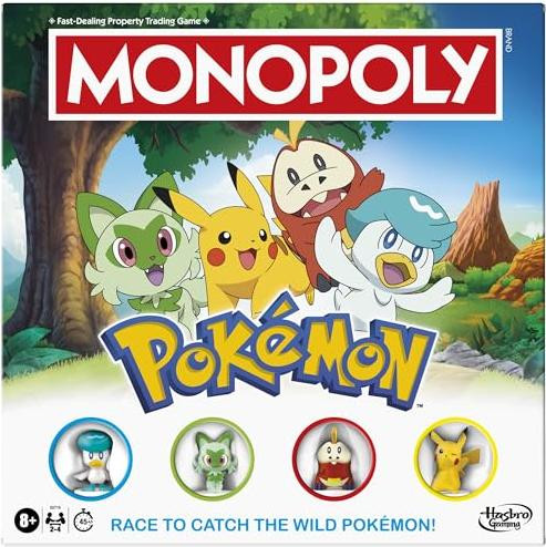Asmodee Monopoly Pokémon Bordspel voor 8 jaar en ouder