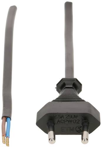 Max Hauri 138770 Strom Anschlusskabel Schwarz 3m