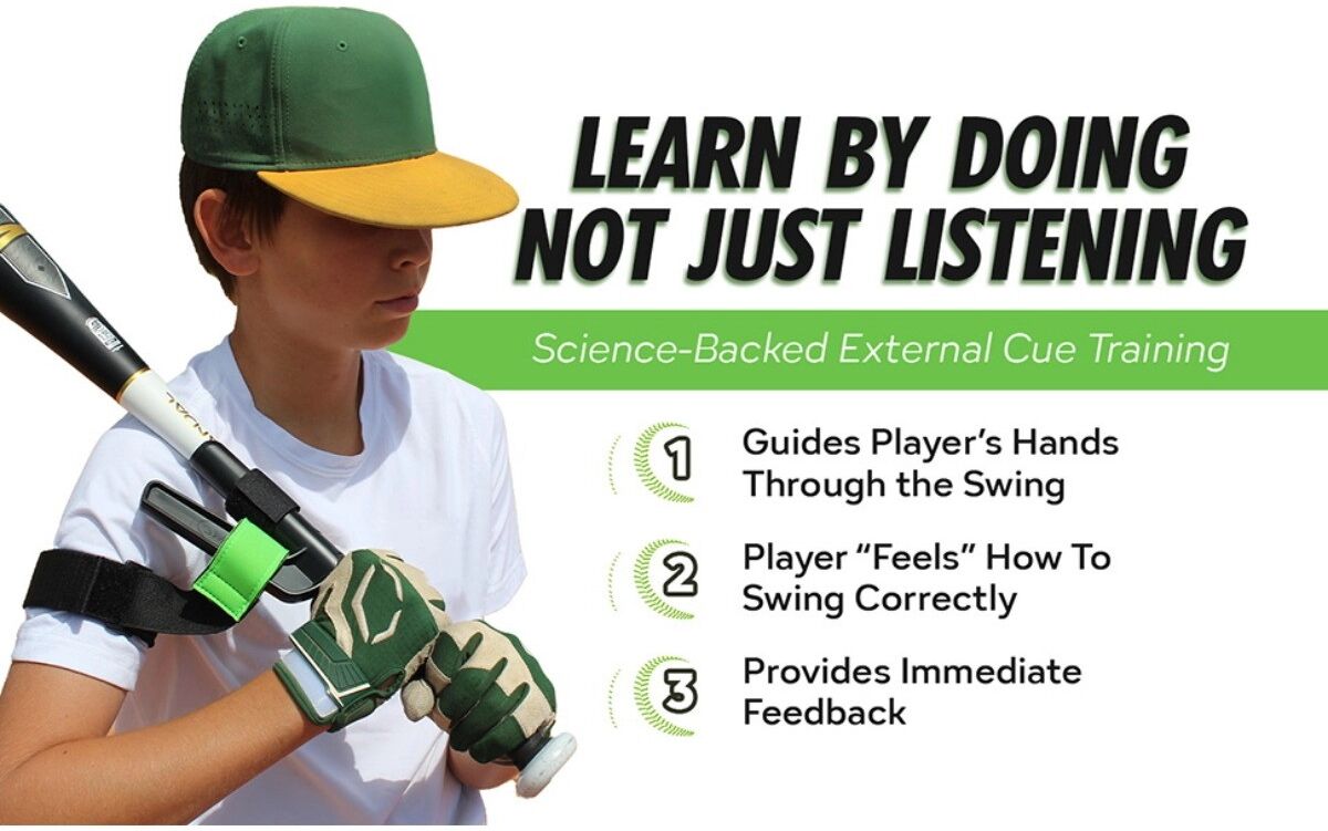 INF Baseball- und Softball-Swing-Trainingsgurt für erfahrene Spieler ab 9 Jahren