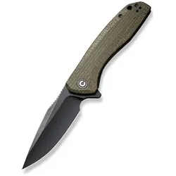 Civivi, Mehrzweckmesser, Nóż Baklash 9Cr18MoV Green Micarta Coarse