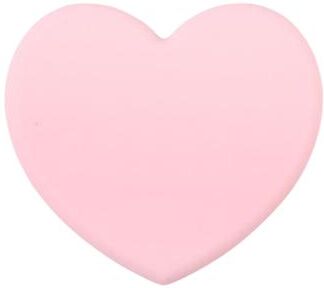 Multisell Products Hub Thicker Drink Cup Coasters, Heat Resistant Silicone Mat, Non slip Heart shaped Placemat, Kitchen Table Holder pink
