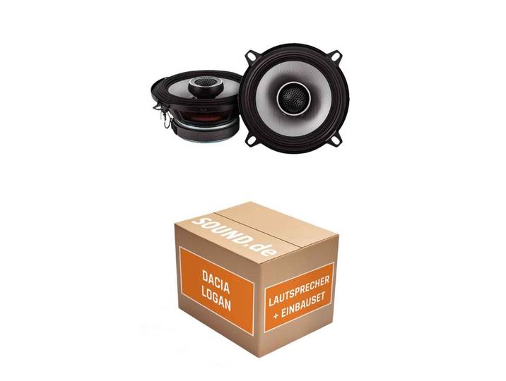 JUST SOUND best choice for caraudio Boxen Autoradio Einbauset Heck Alpine S2-S50 für Dacia Logan 1. Gen Auto-Lautsprecher (55 W)
