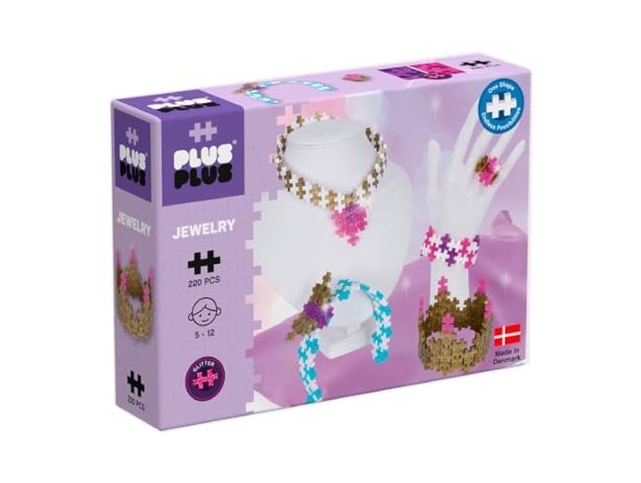 Plus-Plus 9603851 Ingenieuze bouwspeelgoed, sieradenset bouwstenen, set sieraden, 220 stuks