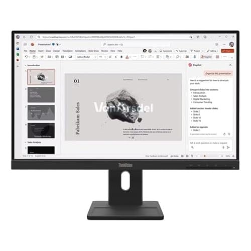 Lenovo ThinkVision E22-40 Monitor 22 inch Schwarz 64C9MAT6EU