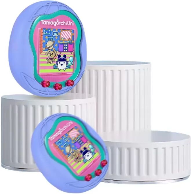 INF Silikon Schutzhülle für Tamagotchi Uni Elektronisches Haustier Spielkonsole Blau