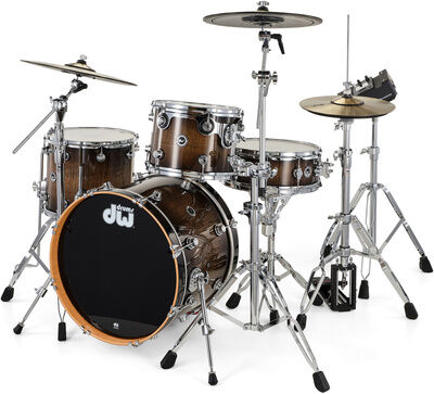 DW DWe E33 Drum Kit Exotic ltd. Curly Maple