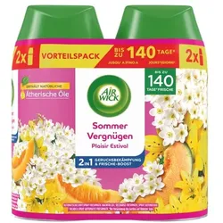 AIR WICK 2x Raumduft-Nachfüller Freshmatic Max »Sommervergnügen« beige
