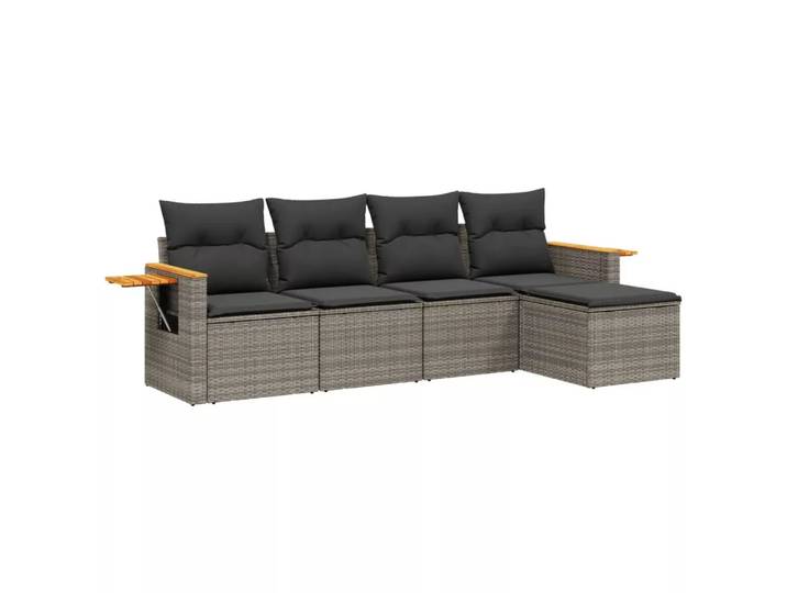 VidaXL - Garten sofagarnitur, One Size, Grau