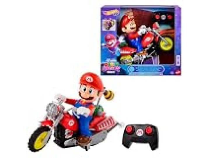 Hot Wheels Mario Wheelie Motocross RC, Moto télécommandée
