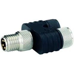 Murr Elektronik T-Stück Nano M8-St 4pol 2x M8-Bu 3pol, Elektronikkabel + Stecker