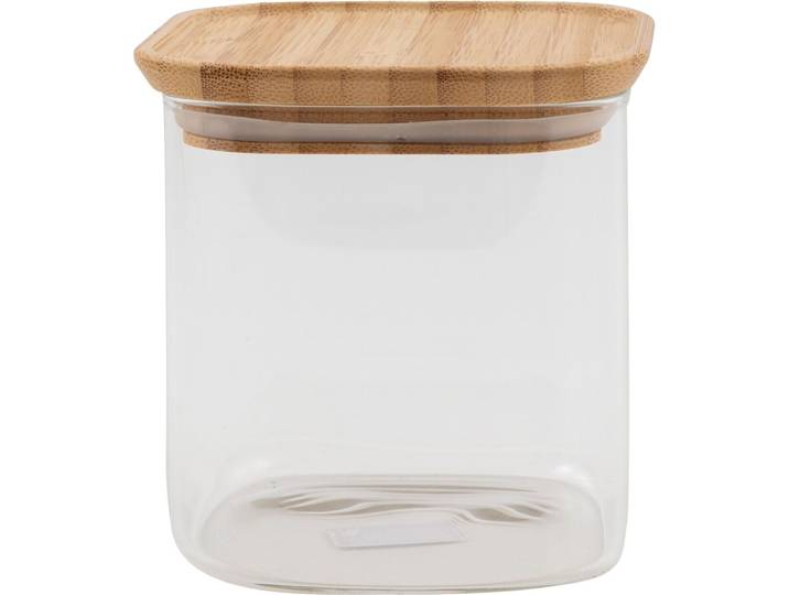 POINT-VIRGULE Vorratsdose Kitchen 1 Stk Glas/Bambus T 10 cm Set - Farbe: Holz/transparent