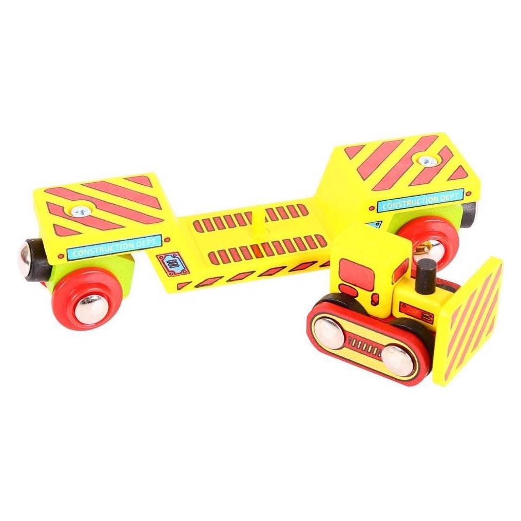 Bigjigs Bulldozer Tieflader (4) (BJT415)
