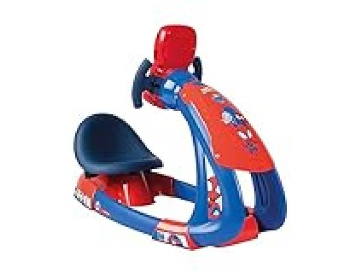 Smoby - Spidey - V8 Driver - Simulateur de Conduite - Pilote de Course - Volant Electronique - Fonctions Boost et Marche Arrière - Sons et Lumières - A Partir de 3 Ans - Fabrication Française